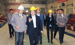西安市委常委、常務副市長岳華峰蒞臨西瑪電機調研指導?！靼膊﹨R儀器儀表有限公司